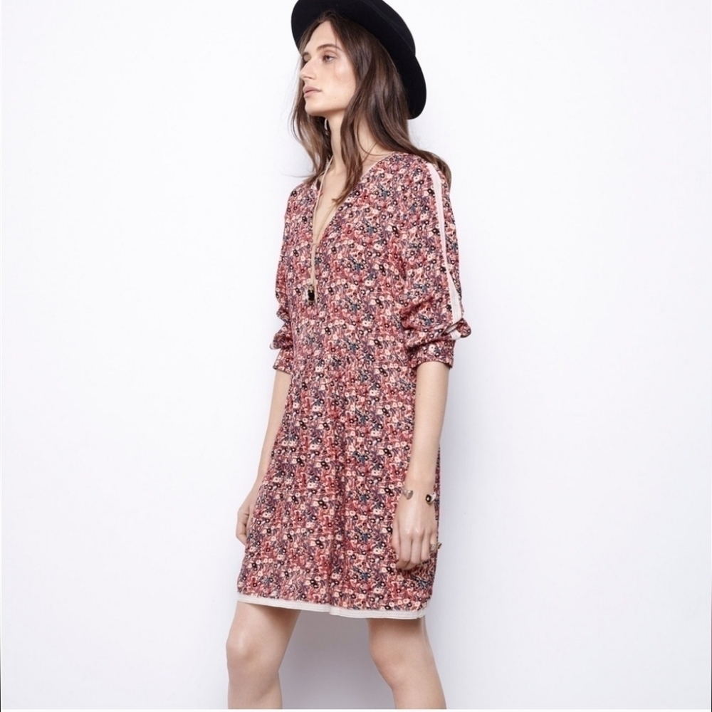 Zagid & voltaire Riva floral eve dress fifty shades aso anstasia